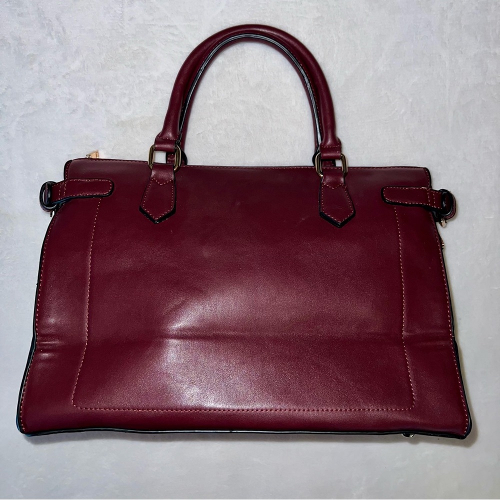 Cato Maroon Shoulder Bag - Picture 2 of 12
